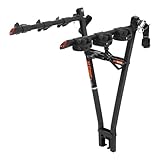 CURT 18013 Black Clamp-On Hitch Bike Rack, Fits 2-Inch Ball Mount Shank, 3 Bicycles