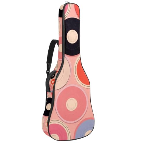 Sac pour guitare étanche 104,7 cm avec plusieurs poches de rangement multicolore