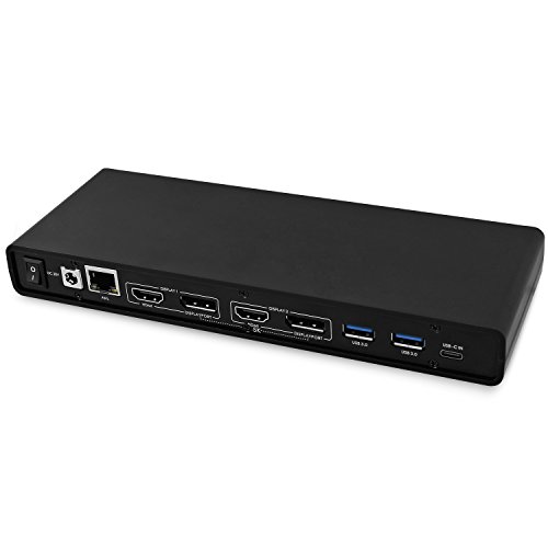 V7 Dual Universal Docking Station With Usb-C Power Delivery - For Desktop Pc/Notebook/Monitor - 60 W - Usb Type C - 6 X Usb Ports - 4 X Usb 3.0 - Network (Rj-45) - Hdmi - Displayport - Audio Line In - #TOP1