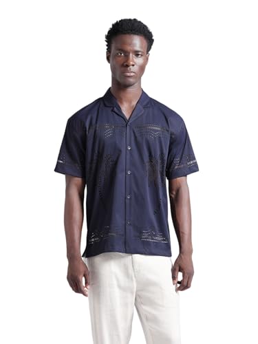 Chemise col cubain homme manches courtes pour vos terrasses d'été et sorties