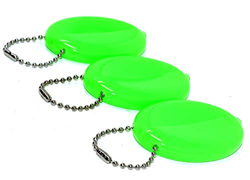 3 Oval Squeeze Purses - Made in USA (3 Neon Green)