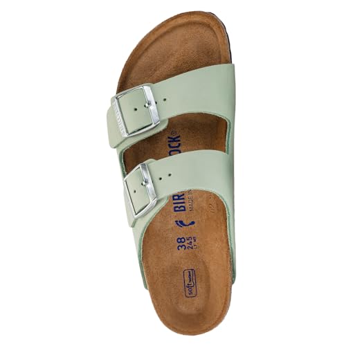 Birkenstock Arizona Soft Footbed Nubuck Leather Sandals3