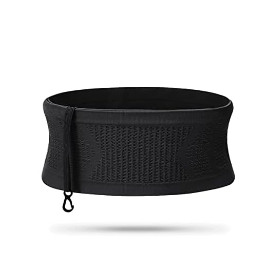 Correa Elástica Ajustable Riñonera Running, Belt de Running Senderismo Trail Fitness Deportivo Banda Elástica Unisex Adulto,para Deportes Fitness Ciclismo Jogging