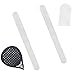 JGR SELECT Protecteur pour raquette de padel transparent – Lot de 2 unités – Finition rugueuse – Protection pour raquette de padel avec adhésif