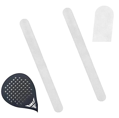 JGR SELECT Protector Pala de Padel Transparente – Pack 2 Unidades, Acabado Rugoso – Protector para Pala Padel con Adhesivo