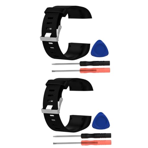 Bracelets de rechange en TPE premium pour montre connectée grand format OSALADI noir