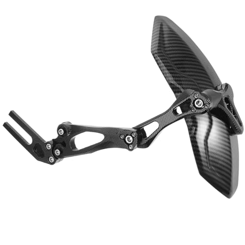 OUNONA - OUNONA Motorrad Kotflügel Hinten 15"X11"X2" Aluminiumlegierung Spritzschutz Radabdeckung Schutzblech Verlängerung Für N1S Hinterrad Einfach Montage