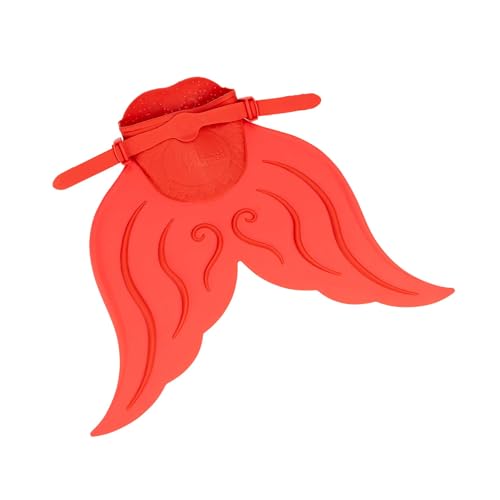 Aqua Tail MONOALETA Magic Mermaid T.32-39 Aleta, Juventud Unisex, Rojo (Rojo)