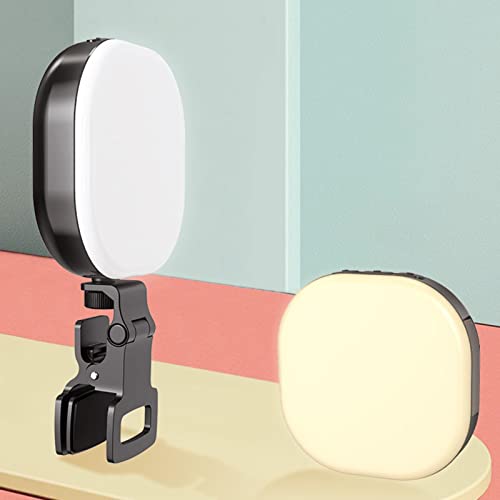 Iluminação de videoconferência,Clipe de luz de computador compacto - Luzes LED de bolso para selfie/