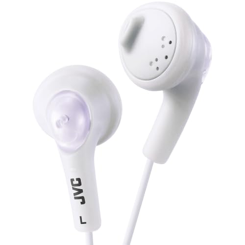 Image of JVC Gumy In-Ear Wired Headphones Earphones Compatible with iPod, iPhone, Samsung - White
