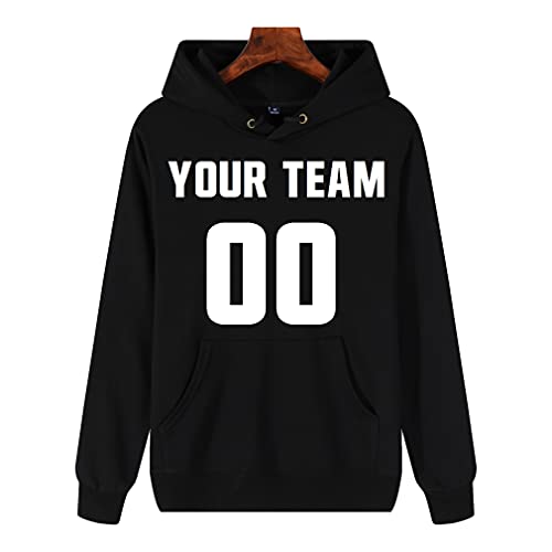 Custom Sports Hoodie With Your Football Baseball Basketball Name Number Customized pullover Sweatshirt hoodies2