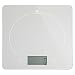 Kitchen Gurus Glass Top Digital Food Scale - Ultra Slim Design and Easy to Clean Surface (Silver)