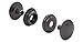 Tandy Leather Line 24 Gun Metal Matte Plated Steel Snaps, 1263-17 - 100 Pack
