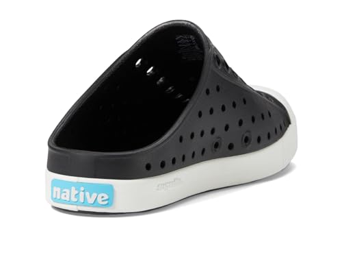 Native Jefferson Clog - Jiffy Black/Shell White (Kids) — view 5