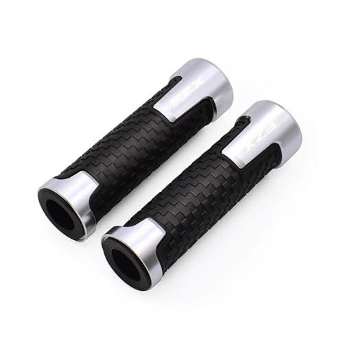 Poignées moto pour FZX anti vibration en gel caoutchouc et aluminium CNC 22mm