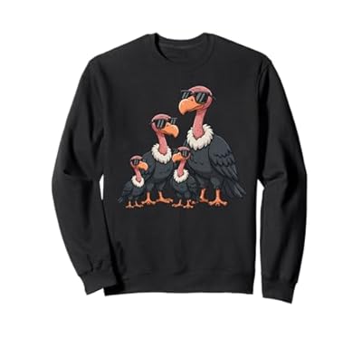 Vulture Family Sunglasses Graphic Cool Bird Lover Vultures Sudadera | Ya disponible en tu tienda friki favorita! En mundofriki.es! Vulture Family Sunglasses Graphic Cool Bird Lover Vultures Sudadera | Ya disponible en tu tienda friki favorita! En mundofriki.es!