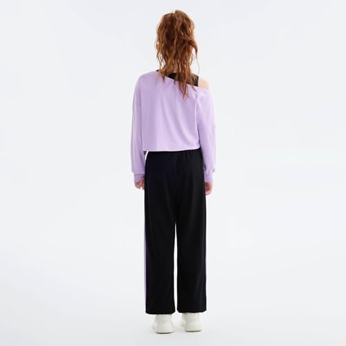 MIANZHI Girls 3 Piece Outfits Graphic Crop Top Camisole and Sweatpants Set Summer Workout Shirt Tank and Pants Overalls — view 4