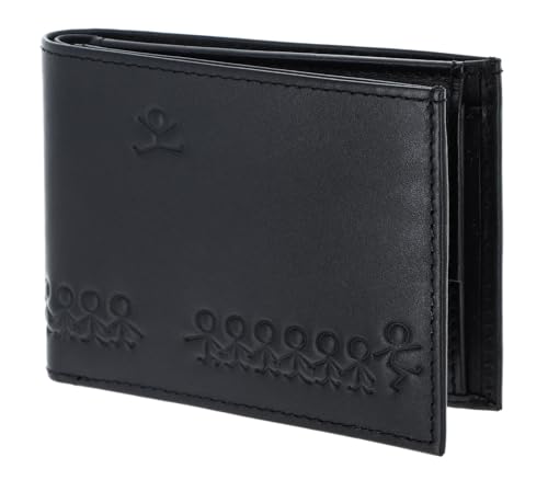 Porte-monnaie Oxmox cuir noir Jumping Jack Pocketbörse