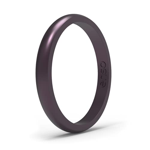 Enso Rings Halo Legend Silicone Ring - Made in The USA - an Ultra Comfortable, Breathable, and Safe Silicone Ring - Men's and Women's Silicone Wedding Ring