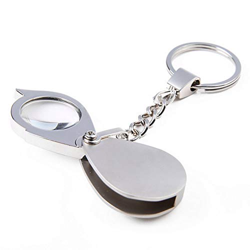 Mini-loupe pliante portable 10x pour lire les petits caractères