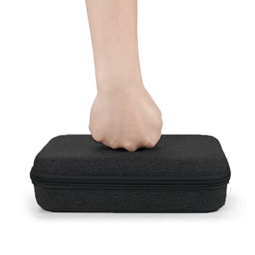 CRSUSUKJ Kabel Taschen Groß Kabeltasche Elektronische Tasche Organizer Kabeltasche Universal Reisekabel für Zubehör Handyladekabel USB Powerbank (3-Lagen) (Schwarz)