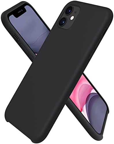 ORNARTO Liquid Silicone Case for iPhone 11, Slim Liquid Silicone Soft Gel Rubber Case Cover for iPhone 11(2019) 6.1 inch-Light Purple