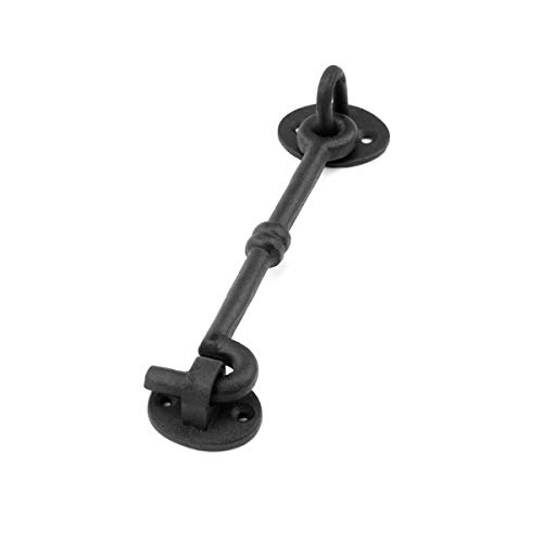 Renovators Supply Manufacturing Wrought Iron Cabin Hook Eye Shed Gate Door Latch Catch Holder 5.75" Set Of 8 #TOP3