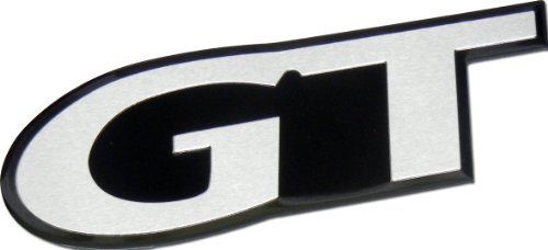 ERPART GT Fender Trunk Embossed Aluminum Emblem Badge Compatible with Ford Mustang