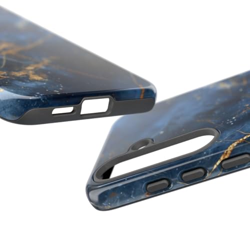 Coque marbre bleu Samsung S25 Plus accessoire mode tendance chic - 3