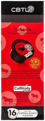 CBTL Italian Espresso Capsules By The Coffee Bean & Tea Leaf, 10 Count Box
