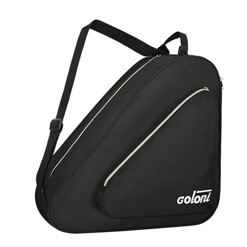Skate Bag for Ice & Roller Skates with Side Pockets & Adjustable Strap...