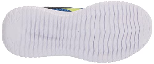 Reebok Boy's Flexagon Energy 3.0 Cross Trainer, Vector Blue/Black/Acid Yellow, 3 Little Kid
