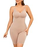 AegisChic Shapewear for Women Tummy Control Mid Thigh Seamless Bodysuit Butt Lift Full Body Suit Shaper
