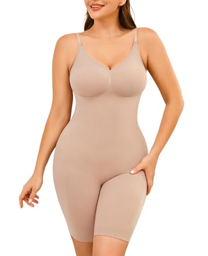 Image of Shapewear Tummy Control BodySuit Seamless Adjustable Body Shaper for Women