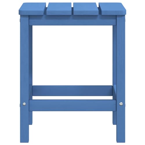 Chaise Adirondack de jardin et table basse résistantes bleu aqua - 8