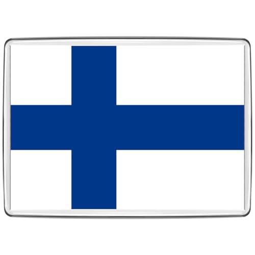 Image of Pixly® Finland Flag Fridge Magnet Large Jumbo Size Finnish Keepsake Country Souvenir Novelty Refrigerator Magnets Gift