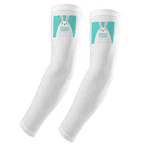 Gants de Pâques lapin bleu DIYthinker housse de bras protection solaire