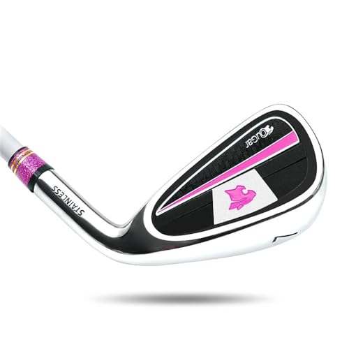Club de Entrenamiento de Hierro #7 para Hombres, Eje de Carbono de Acero de la Mano Derecha, Herramienta de práctica de Ayuda de Swing de Golf Unisex para Deportes al Aire Libre
