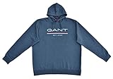 gant kapuzenpullover damen Regular Fit GANT Hoodie Sweatshirt mit Kapuze Grau Antracit (5XL)