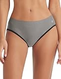 baleaf Culotte Velo Femme Rembourré Gel, Ceinture Élastique Short Cycliste Confort Bord Mince Confort Bord Mince Protection VTT Gris XXL