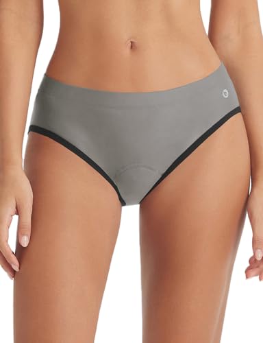 Image of baleaf Women's 3D Padded Bike Underwear Cycling Shorts Biking Bicycle MTB Briefs Gear Clothes Biker Padding Dark Grey M