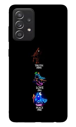 Image of 3D Premium Printed 'Shree' 'Ram''Krishna','Shiva' Mobile Back Cover & Case Designer for Samsung Galaxy A52s