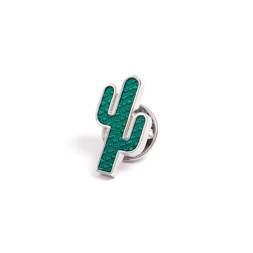 BRERA 67 - broches et pins pour femme en métal en forme de cactus vert, mini bijoux, pince décolleté