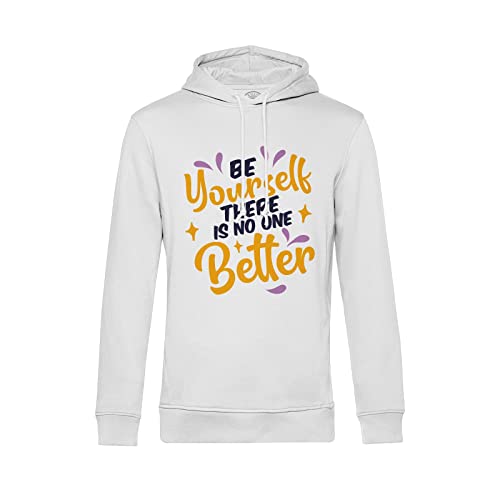 Sweat self love Be Yourself pour célébrer la confiance en soi avec une citation inspirante