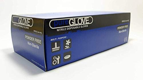 Box of 100 x Blue Disposable Nitrile Gloves Size Small