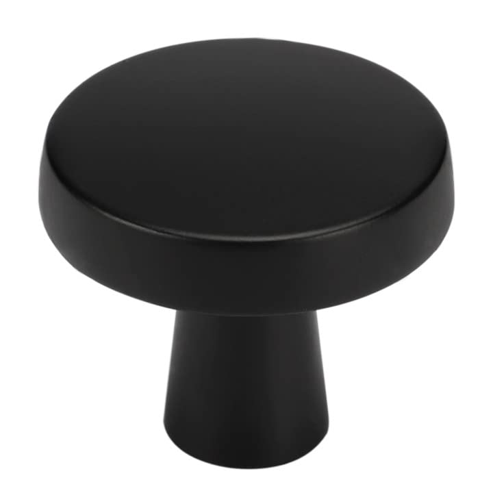 goldenwarm Kitchen Cabinet Knobs / Drawer Knobs / Black Dresser Knobs — 10 Pack Black Cabinet Knobs for Dresser Drawers (Mushroom)