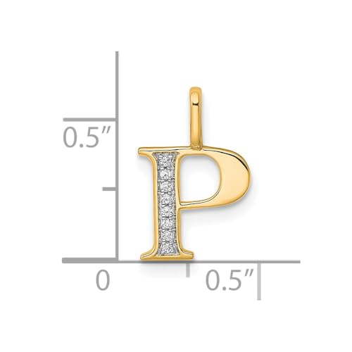 Pendentif initiale or jaune 14 carats et diamant cadeau anniversaire