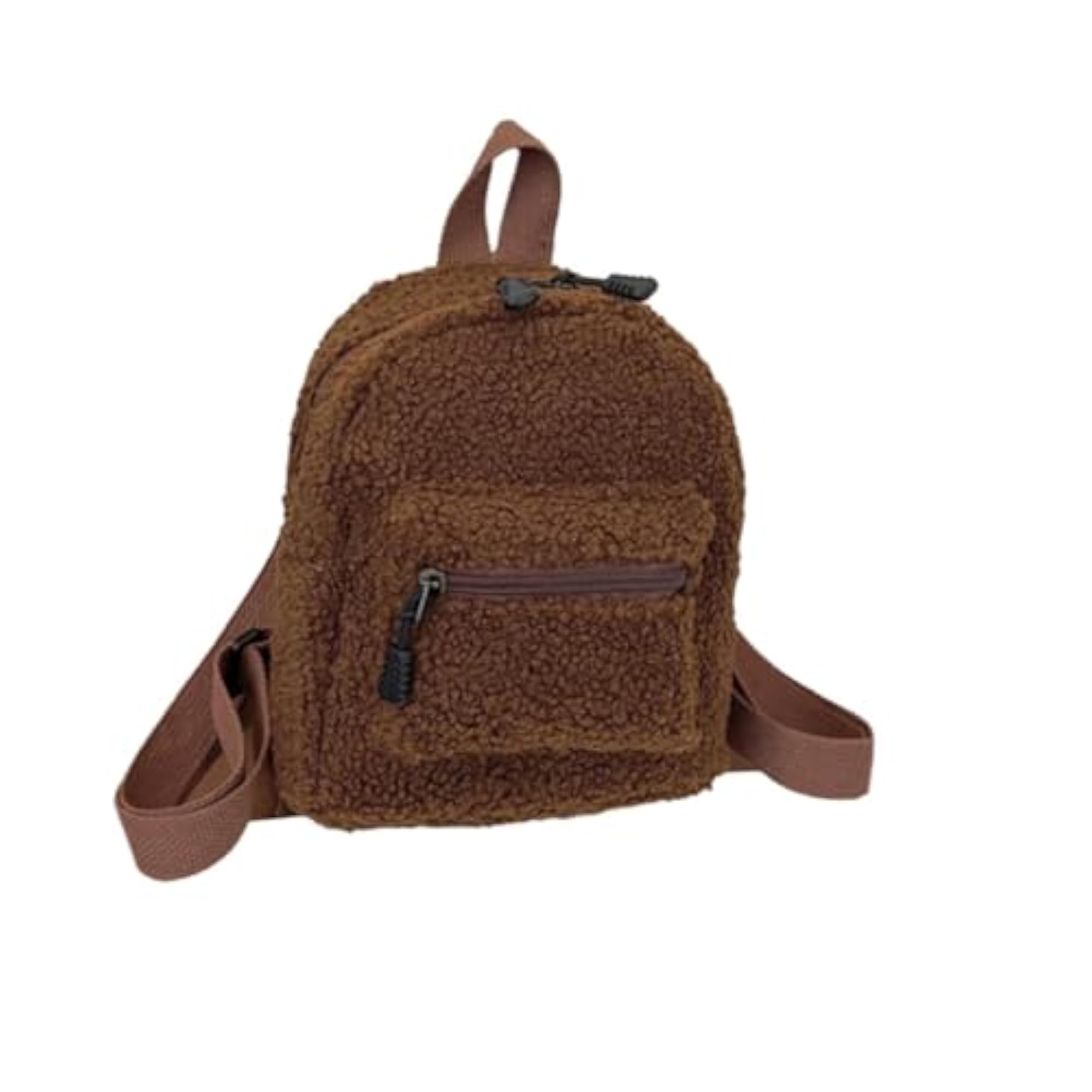 Plush Adjustable Strap Backpack for Teens