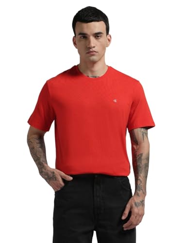 Image of Solid Straight fit Cotton t-Shirt