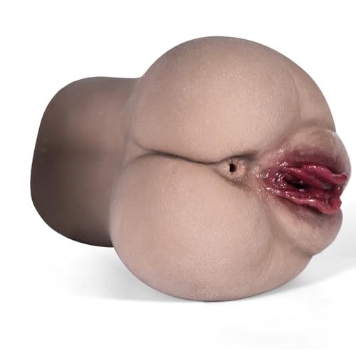 PenghaiYunfei Automatic Male Masturbator Realistic Sex Toys for Men Masturbation Torso with 3D Textured Pussy and Anal Channel Mens Adult Toys Sex Dolls Pocket Pussy(Brown 4LB)